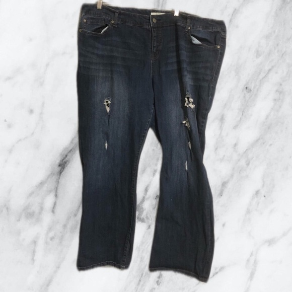 torrid Denim - Torrid boot cut distressed 24R relaxed